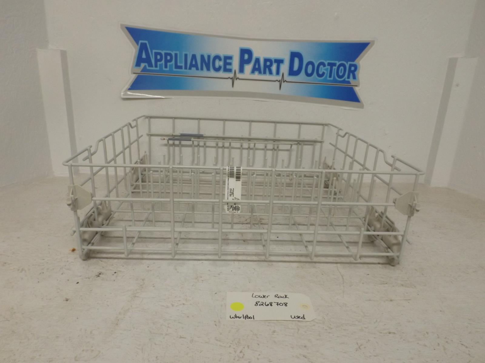 Whirlpool Dishwasher 8268708 Lower Dish Rack Used Whirlpool Dishwasher 8268708 Lower Dish Rack Used